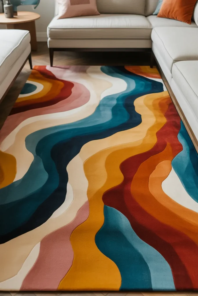 6. Abstract Rugs as Artistic Statements