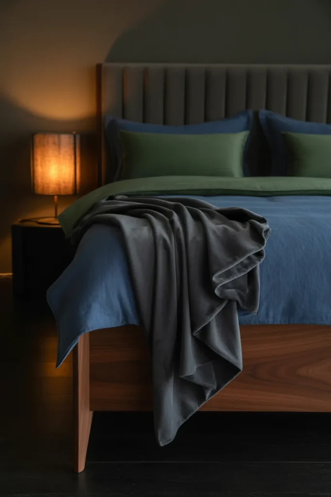6. Dark and Moody Bedroom Beds