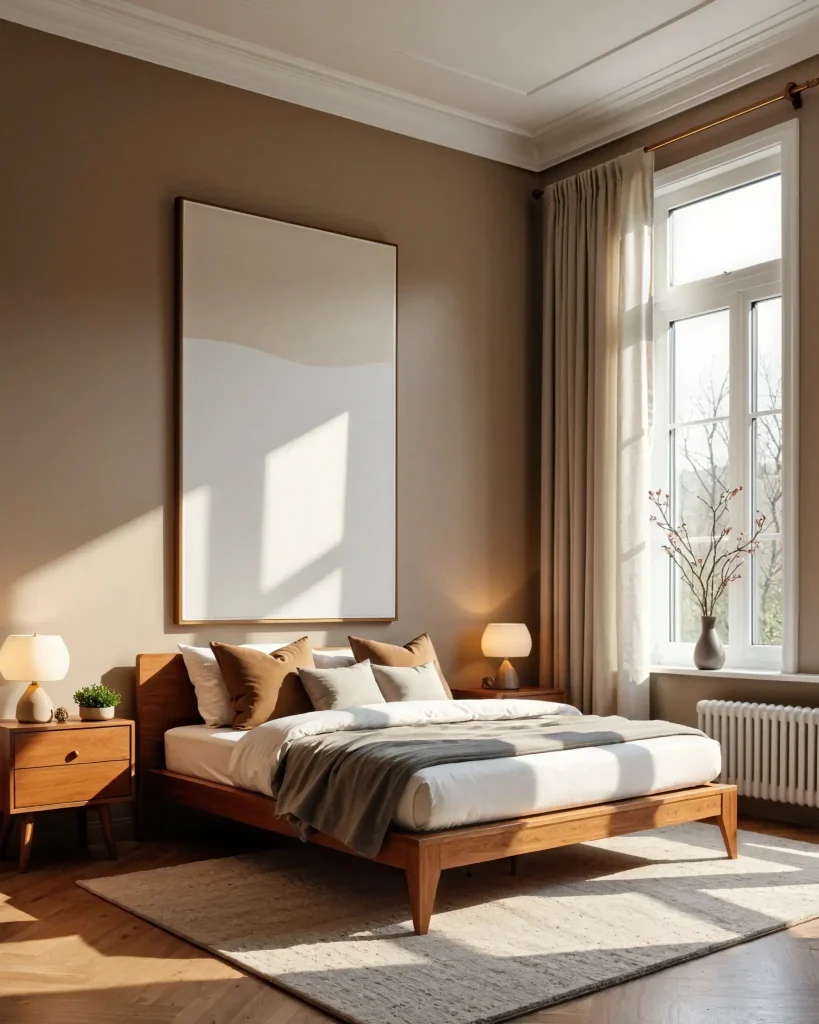 6. Earthy Color Bedroom Aesthetic