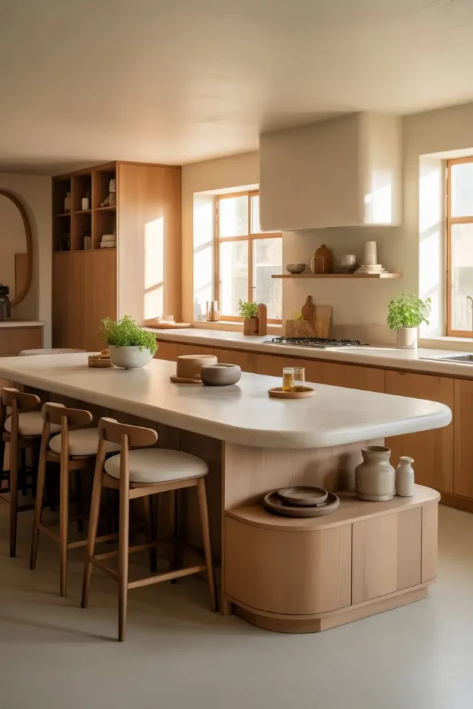 6. Modern Kitchen Islands with Many Uses