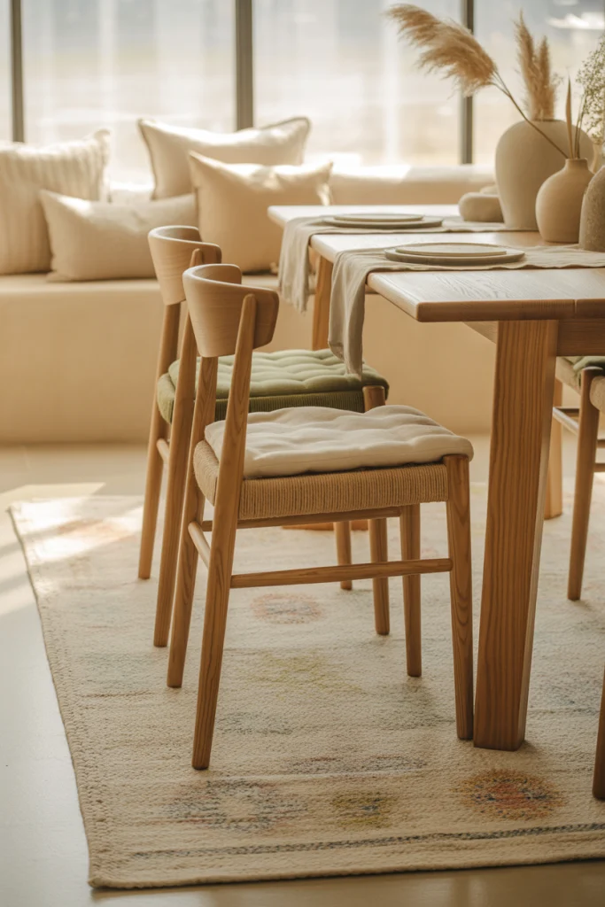 7. Area Rugs That Define the Dining Space