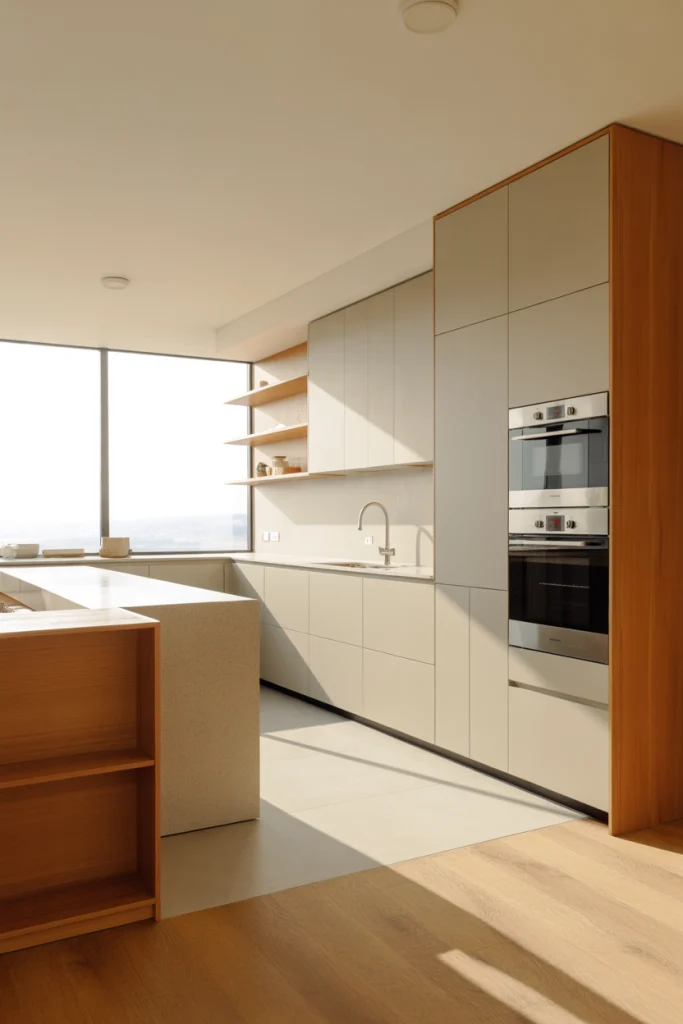 7. Minimal Kitchen Design for Visual Calm