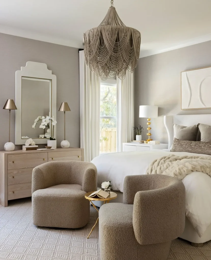 7. Modern Bedroom with Texture