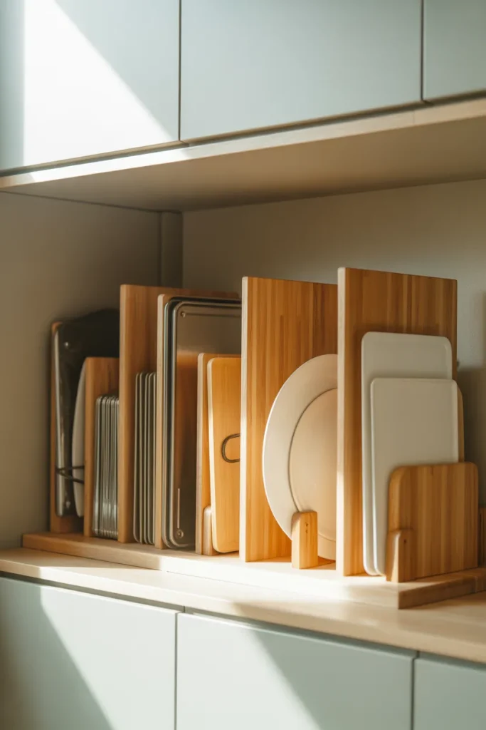7. Vertical Dividers for Baking Sheets and Cutting Boards
