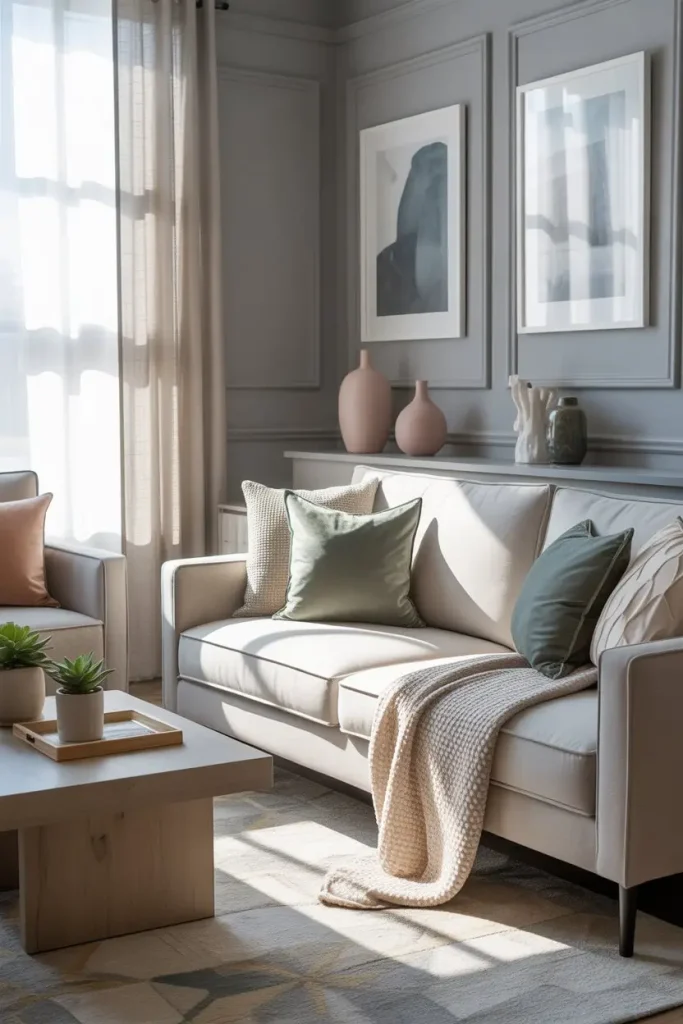 8. Accent Colors That Gently Lift the Mood