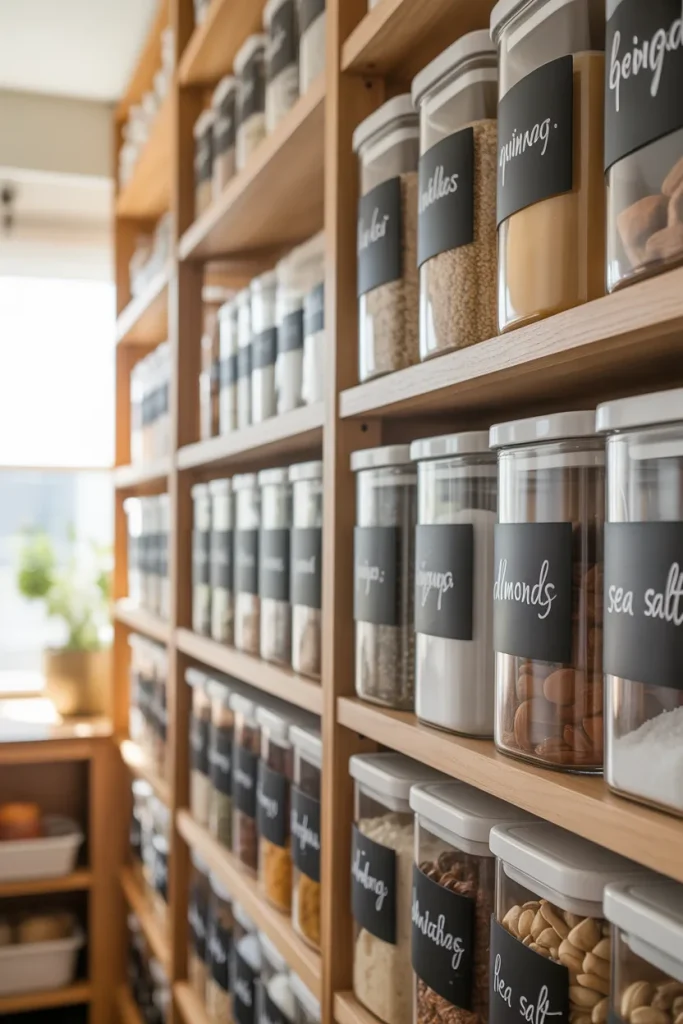 8. Chalkboard or Whiteboard Labels for Easy Identification