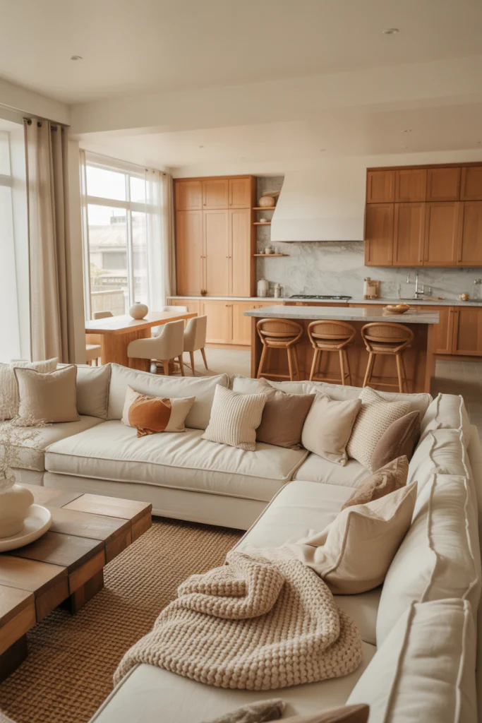 8. Cozy Textures That Soften the Space