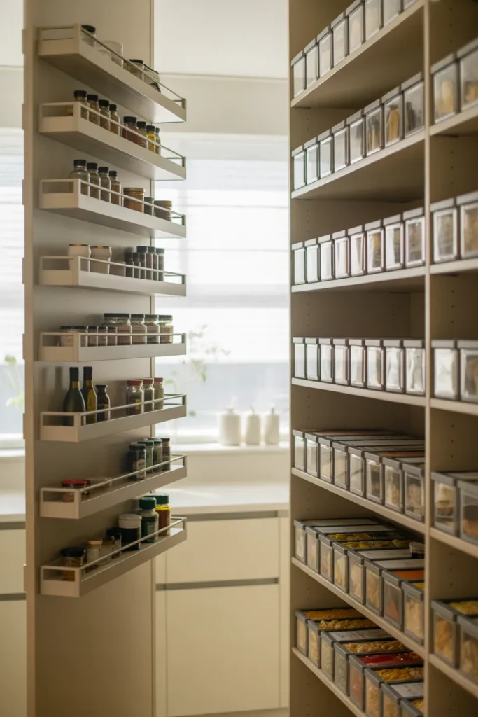 8. Door Storage for Extra Kitchen Pantry Space
