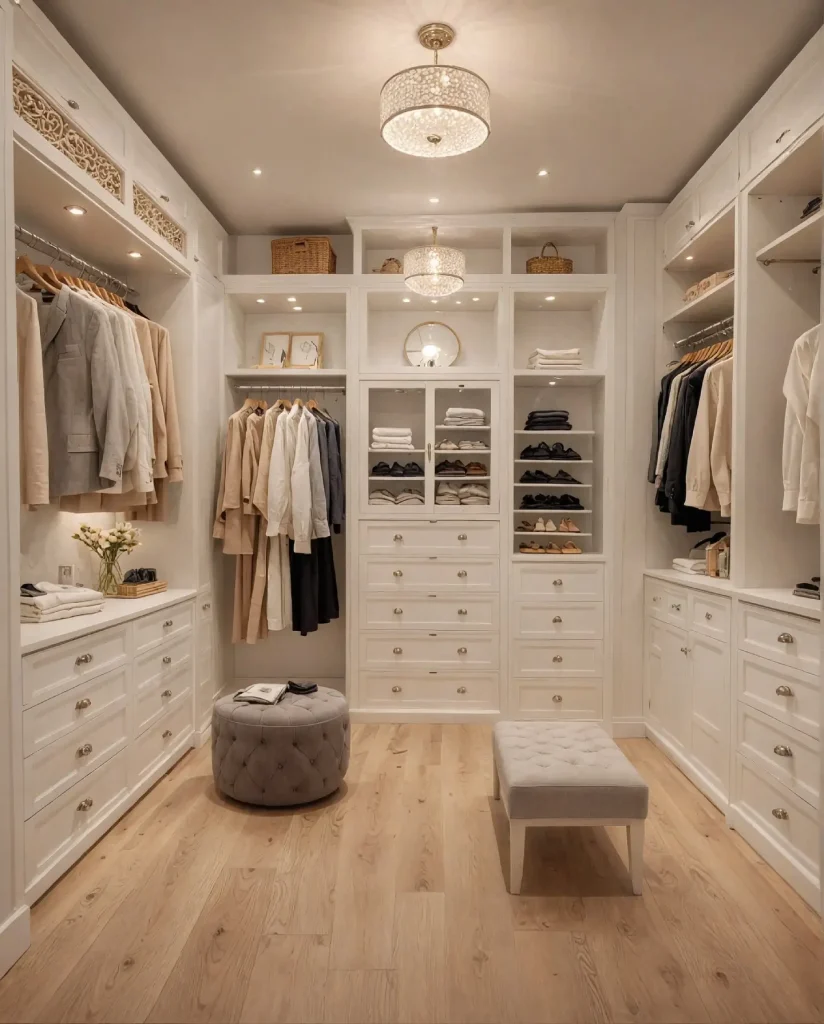 9. Built-In Closets That Blend Into the Walls