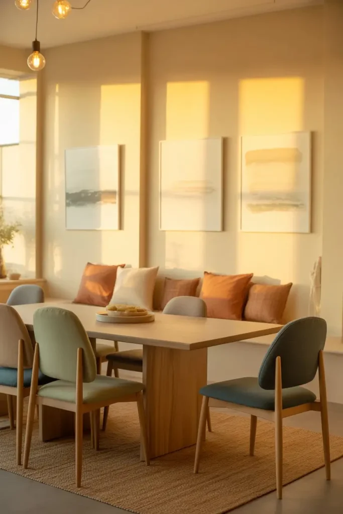 9. Neutral Walls with Gentle Accent Colors