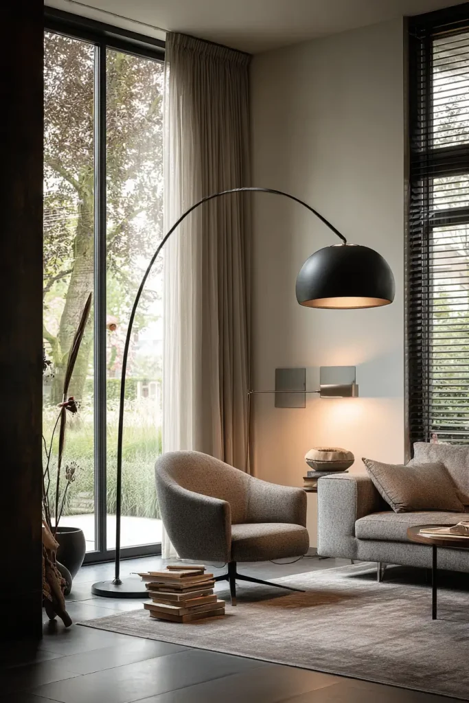 Arc Floor Lamps for Statement Lighting