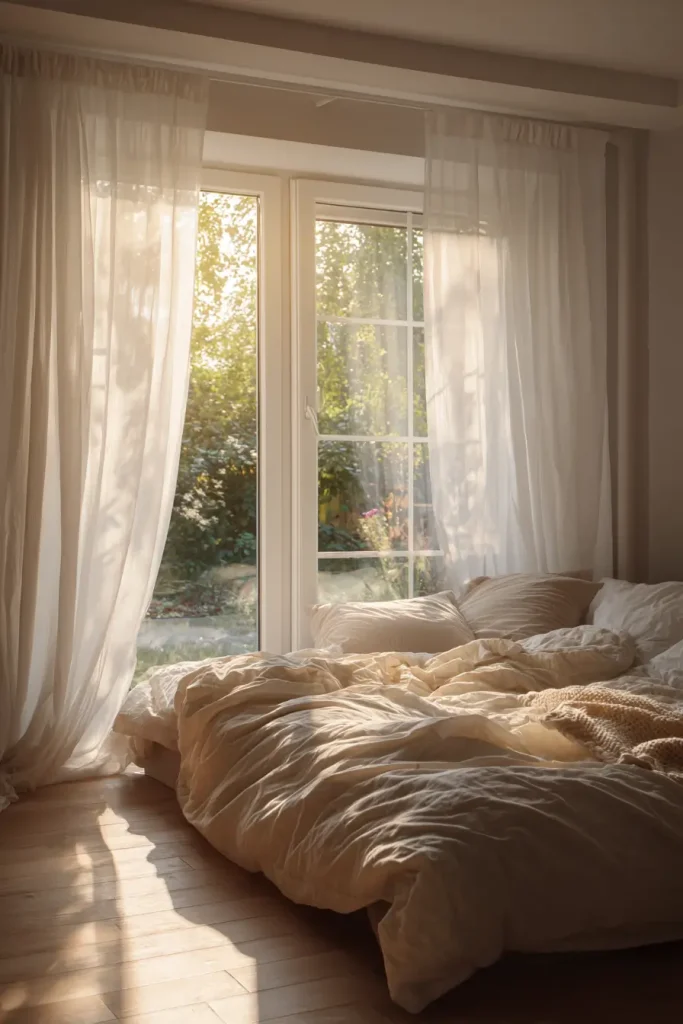 Bedroom Layout with Bed Facing the Window