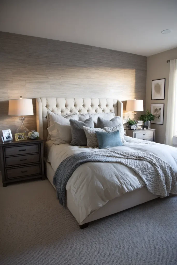 Bedroom Layout with the Bed as the Main Anch