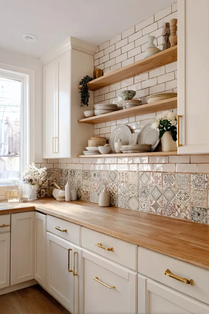 Classic Tile Backsplashes with a Retro Feel