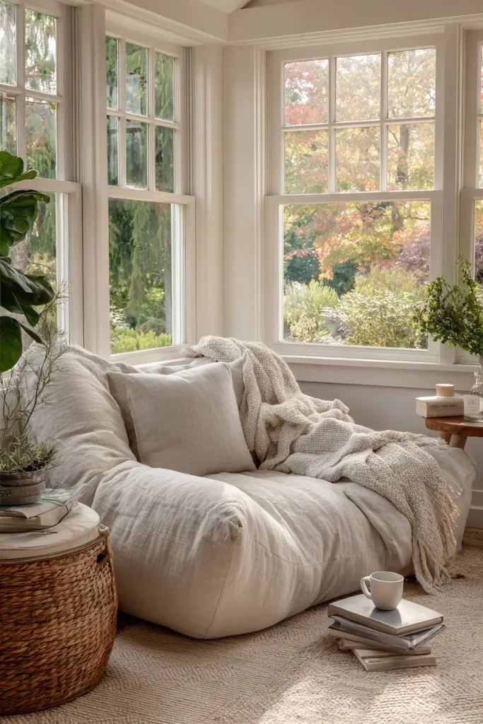 Comfortable Lounge Seating Sunroom