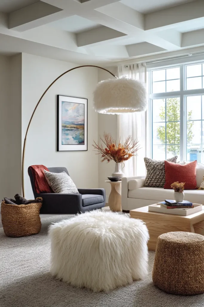 Floor Lamps as Living Room Anchors