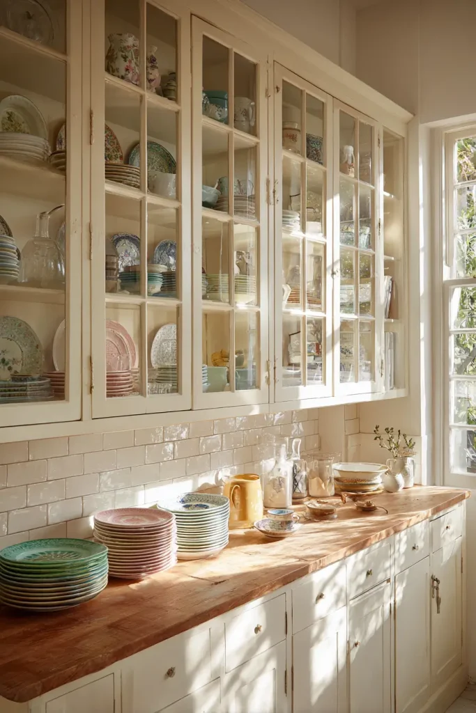 Glass-Front Cabinets for a Timeless Look