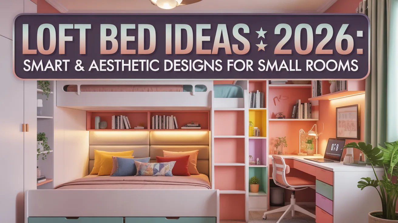 Loft Bed Ideas 2026: Smart & Aesthetic Designs for Small Rooms