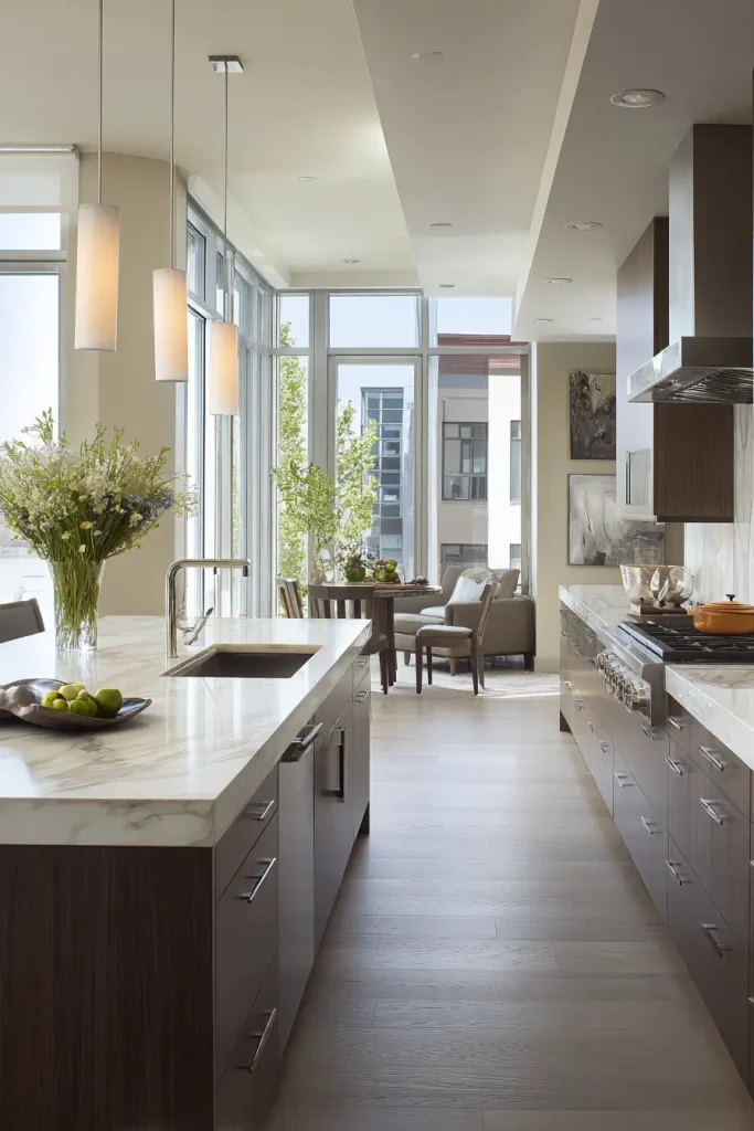 Luxury Kitchen Design with Balanced Proportions