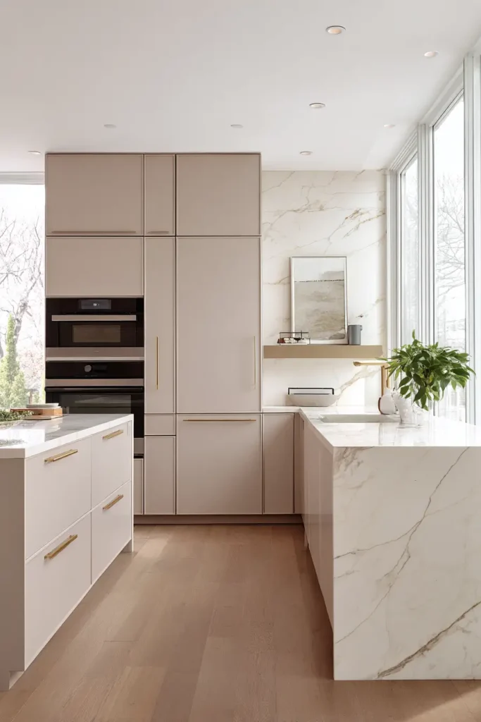 Luxury Kitchen Design with Seamless Cabinetry