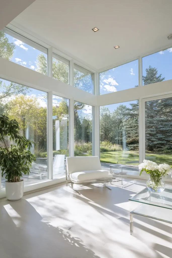 Modern Minimal Sunroom Style
