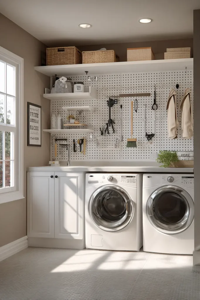 Pegboards for Hanging Tools and Accessories