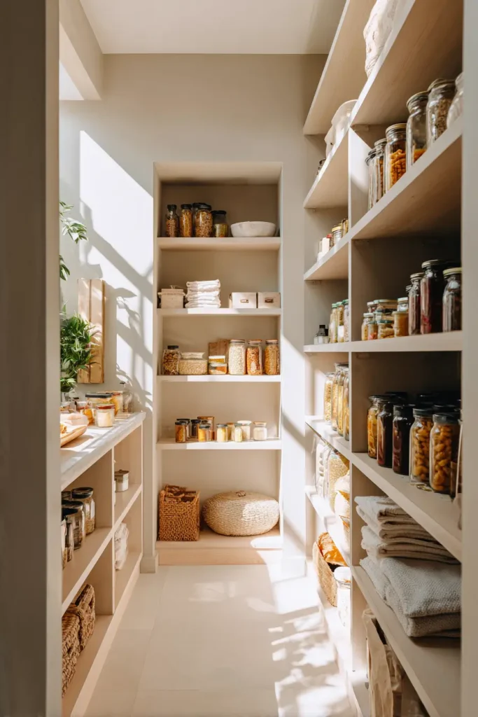 Single-Wall Shelving for Clear Walkways