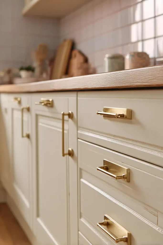 Vintage Hardware with Simple Modern Lines