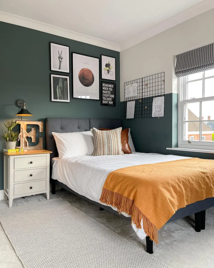 1. Colorful Accent Walls That Spark Creativity