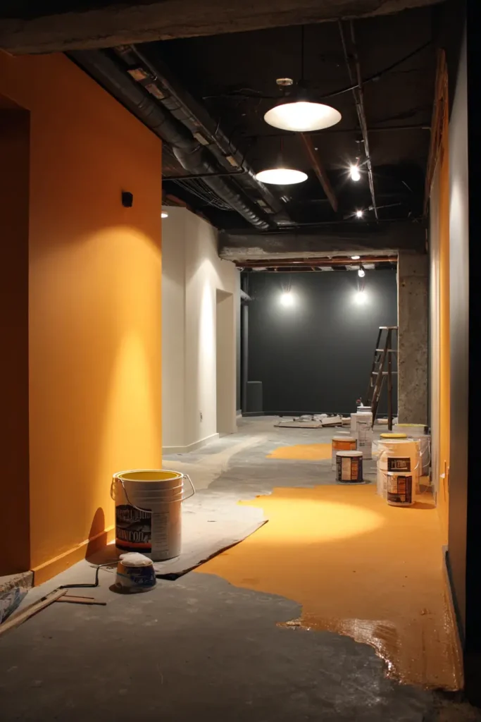 1. How to Brighten Your Basement Fast With Paint