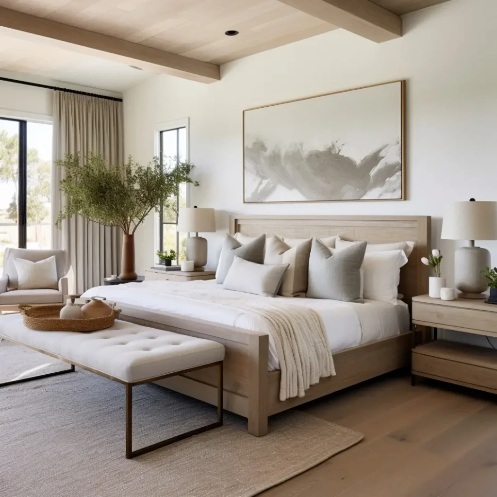 10. Bench with Backrest for Extra Comfort