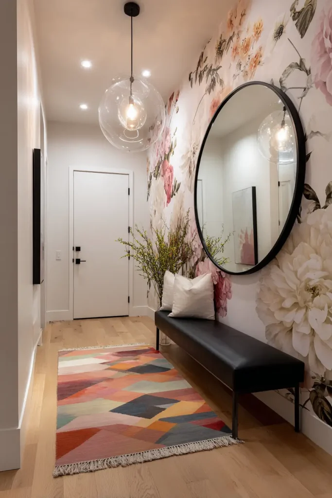 10. Create a Focal Point with Accent Wallpaper