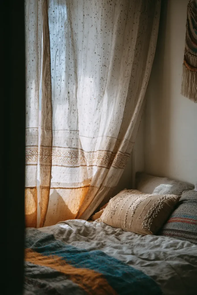 10. Curtains or Tapestries for Softness