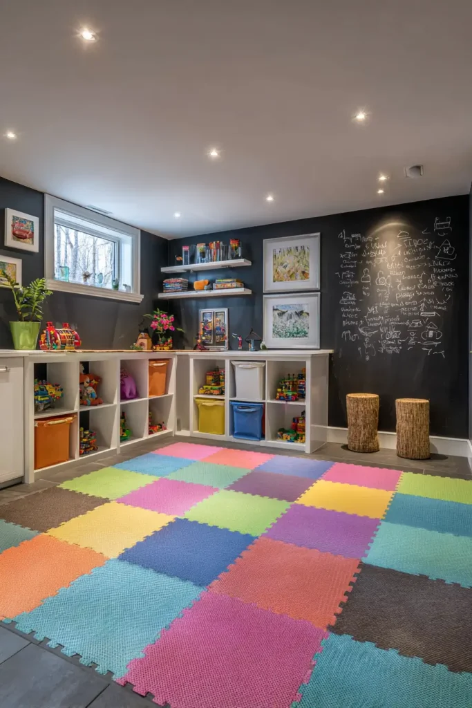 10. How to Create a Simple Kids’ Playroom Area