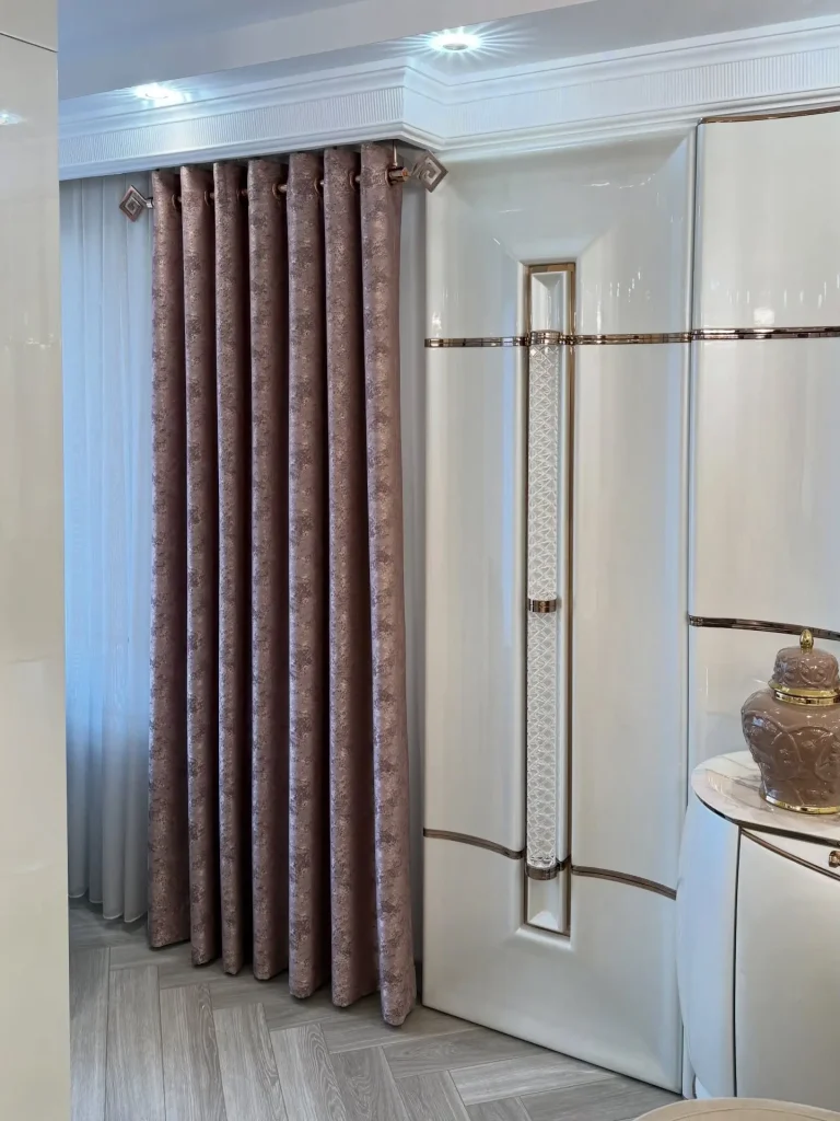 10. How to Upgrade Curtains with Metallic or Stone Hardware