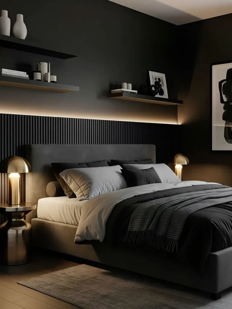 12. Gray and Black for a Bold Modern Look