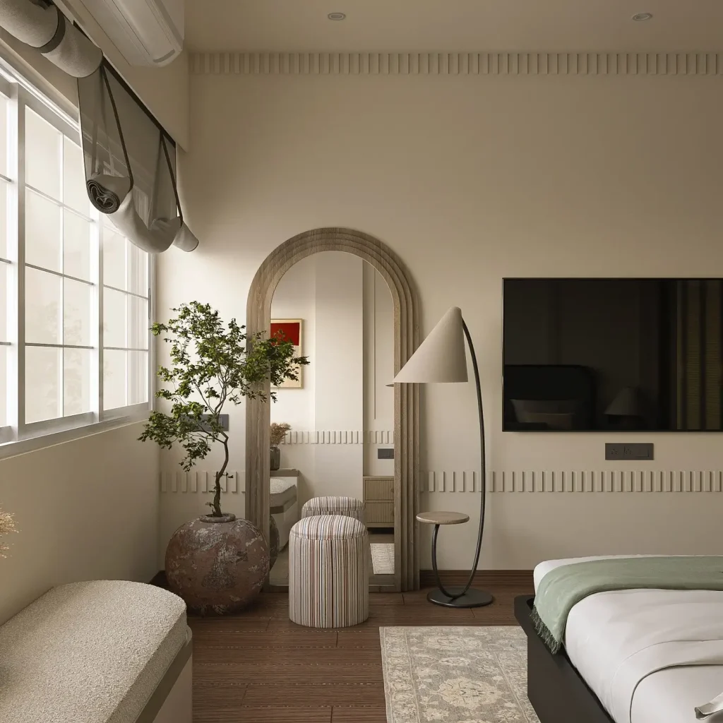 12. Use Mirrors to Make the Room Bigger (Light Trick)