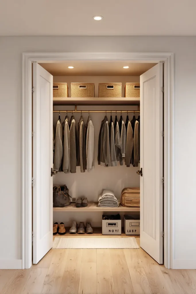 13. Include a Small Closet Makeover