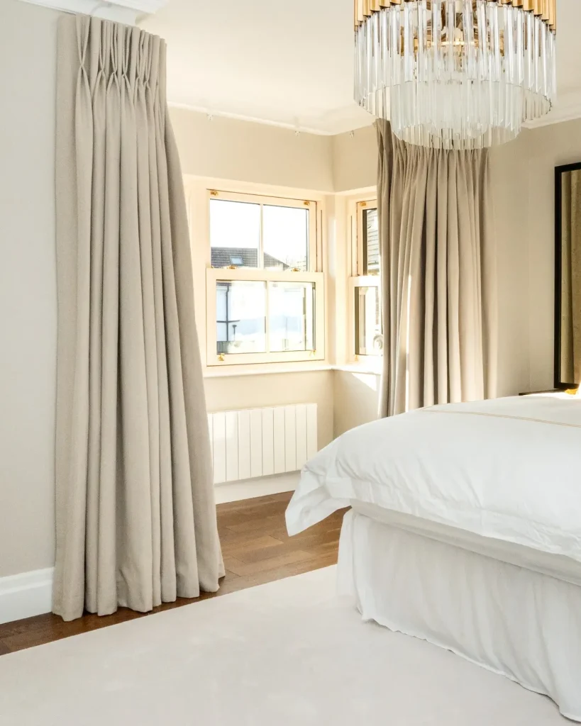 13. Moody Bedrooms with Cream & Beige Contrast