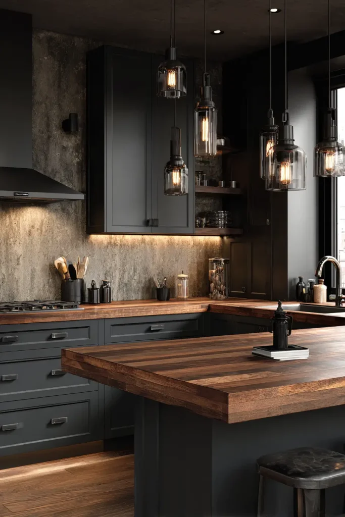 14. Dark & Moody Cabinetry