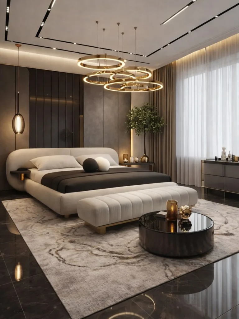 14. Gray Bedrooms with Plush Textures