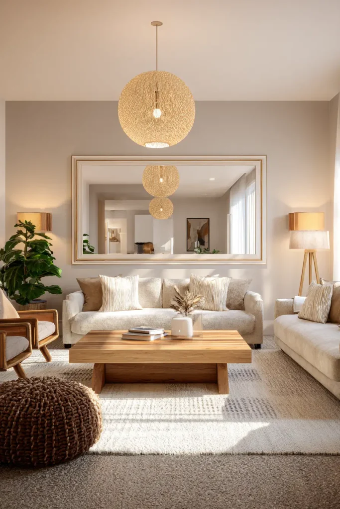 14. How to Use Mirrors to Make Your Basement Look Bigger