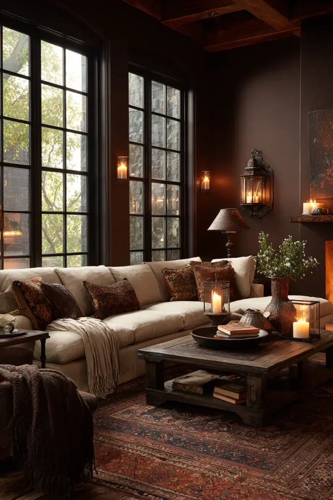 14. Rich Chocolate Brown for Cozy Drama