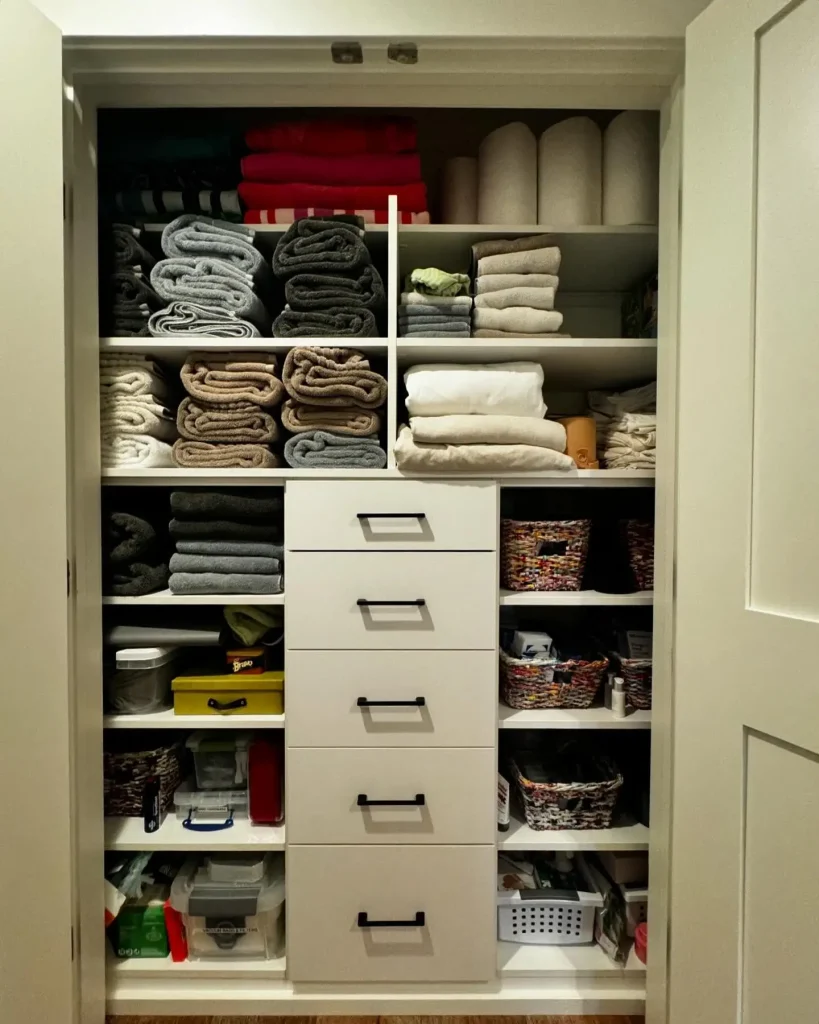 14. Think Beyond Clothes: Store Linens Smartly