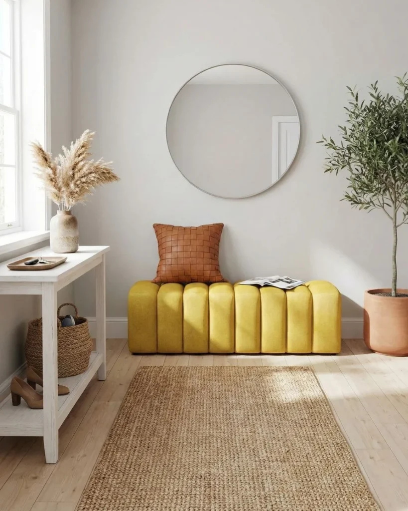 15. Bench as a Decorative Accent Piece