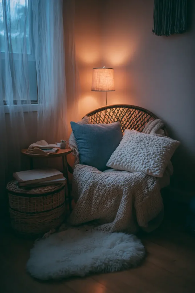 15. Cozy Reading or Relaxation Corner