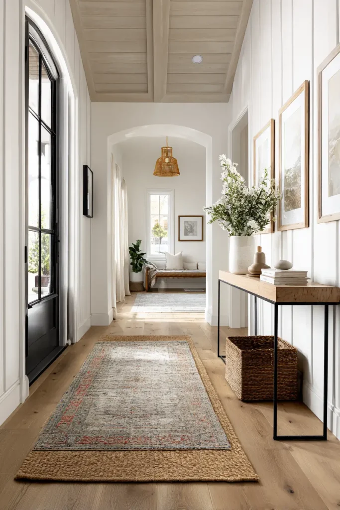 16. Create a Layered Rug Look