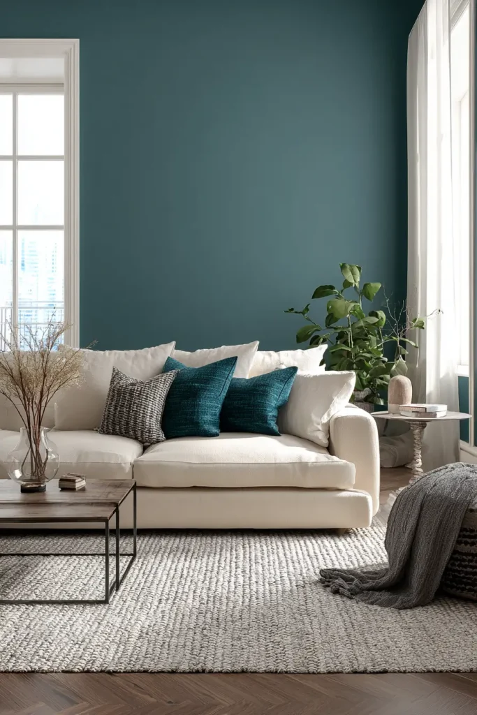 16. Muted Teal for Bold Personality