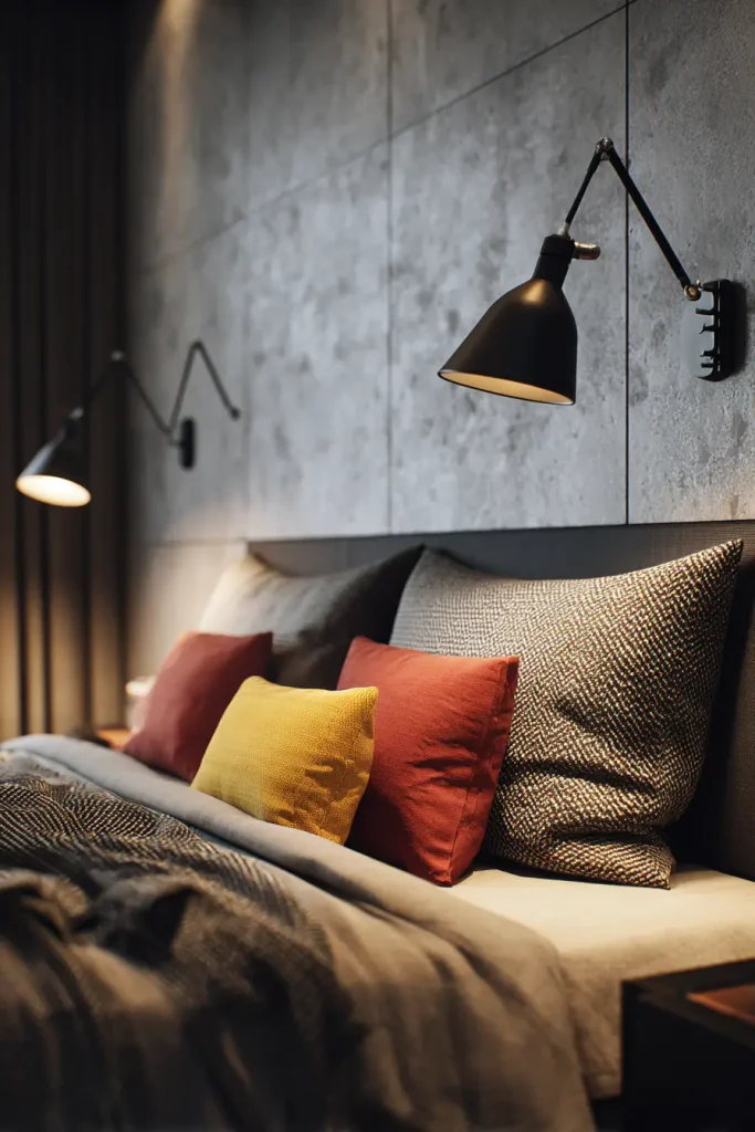 16. Rotating or Adjustable Wall Lights