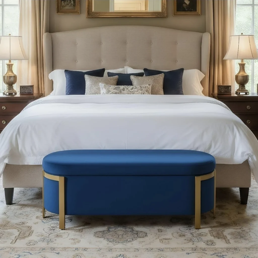 16. Storage Ottoman Bench